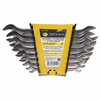 Набор ключей рожковых 6-22мм холдер 8 предметов (Chrome vanadium) PRO ЭВРИКА